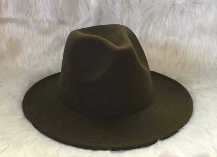 SOLID COLORED FEDORA